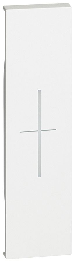Cache de touche Living Now 1 module pour touche MyHOME avec symbole stop blanc