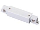 Verbinder DOTLUX dreiphasig, gerade mit Mitteleinspeisung weiss