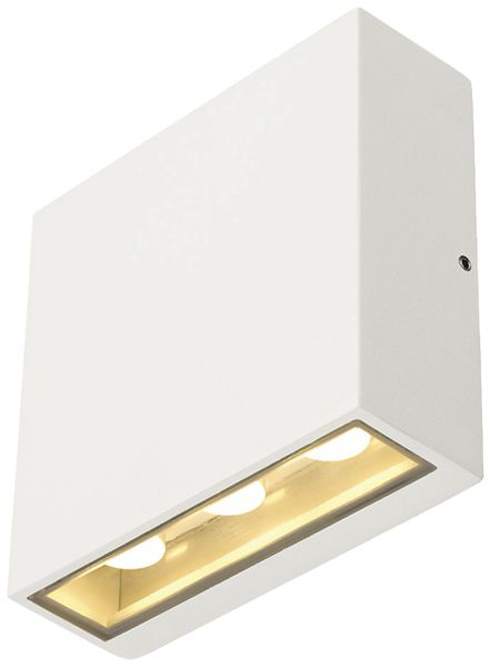 Applique LED SLV BIG QUAD UP/DOWN 8.2W 640lm 3000K 30° IP54 blanc
