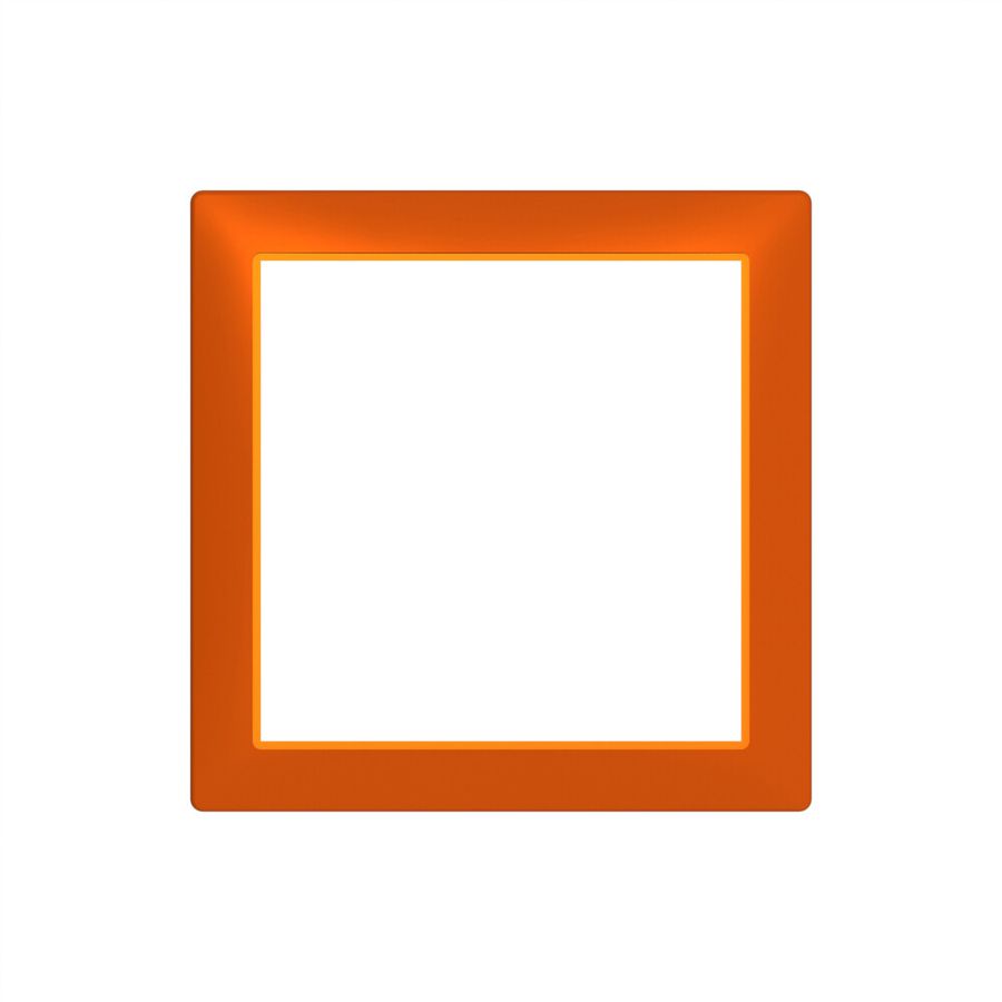 Frontplatte SIDUS 75×75 orange