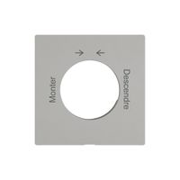 Kit di montaggio EDIZIO.liv SNAPFIX® pulsante girev.chi.Monter → ← Descendre grc