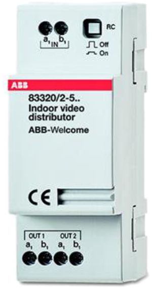 REG-Videoverteiler ABB-Welcome für Innenbereich