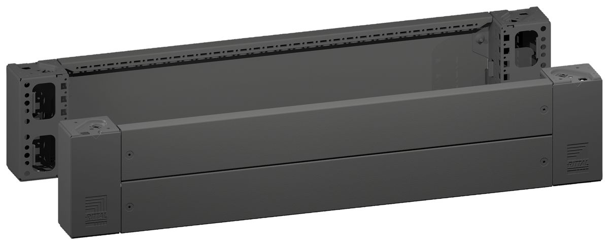 Cache-socle Rittal VX 8660.024 1000×200mm face/revers noir acier 2pcs