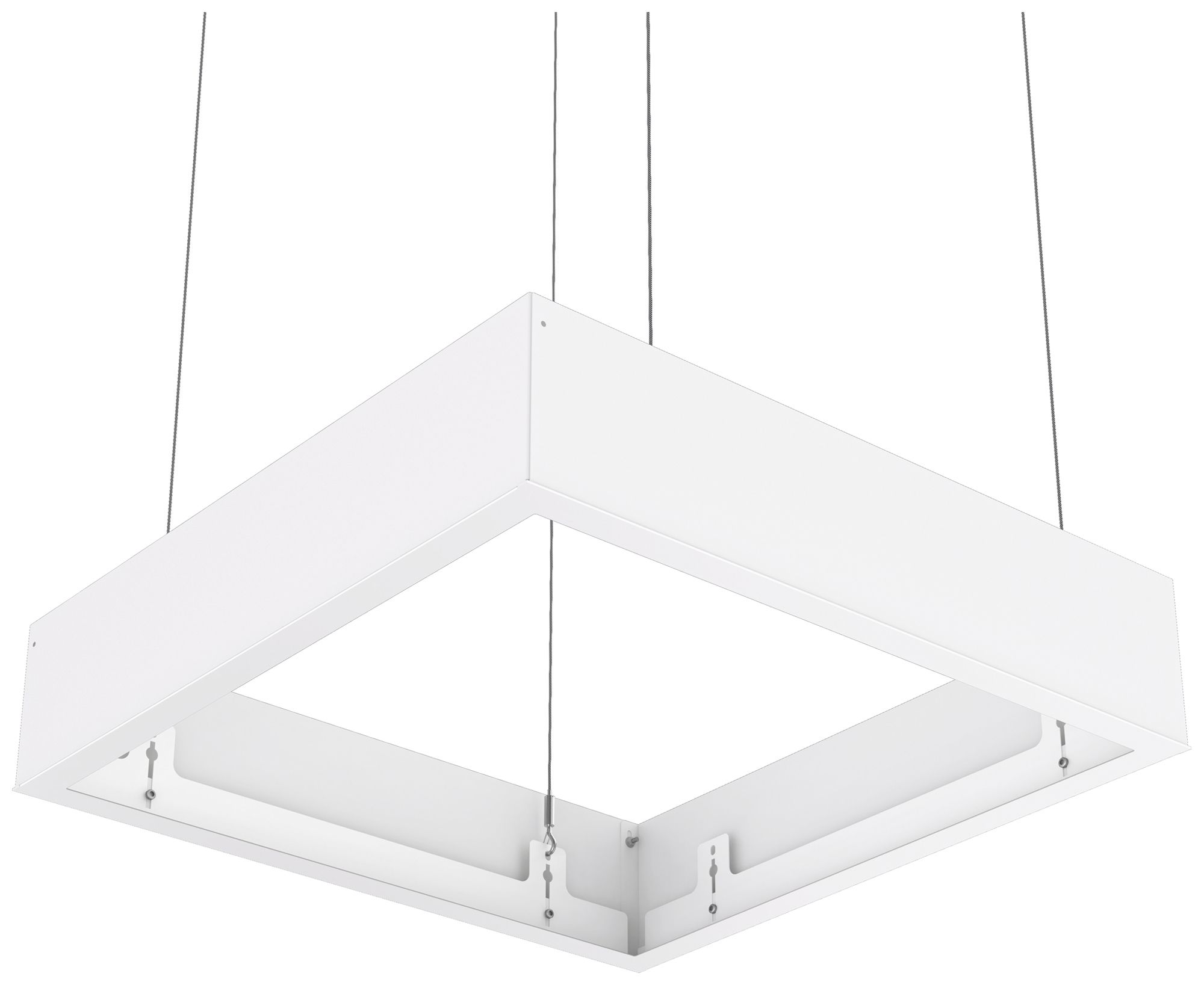 Seilabhängung-Set Signify NatureConnect W62L62 3000mm Stahl Silber