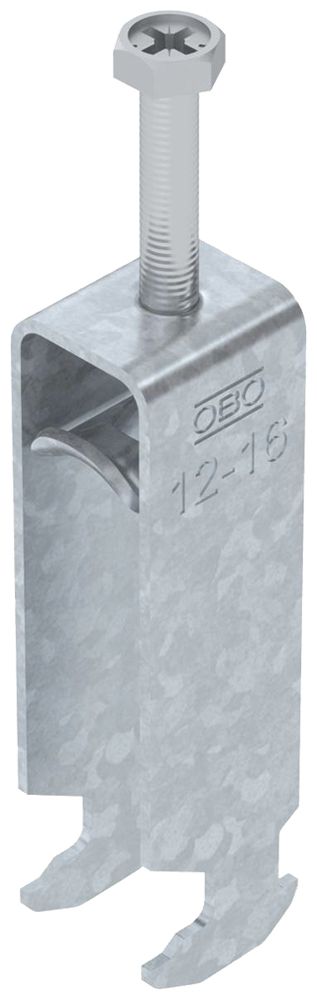 Schnellverleger BET 2056 H-Fuss Metall 12…16mm 3×Kabel Stahl tfZn