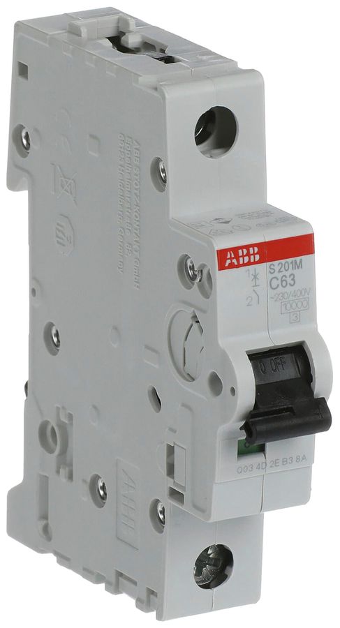 Leitungsschutzschalter ABB S201M-C63 63A C 10kA