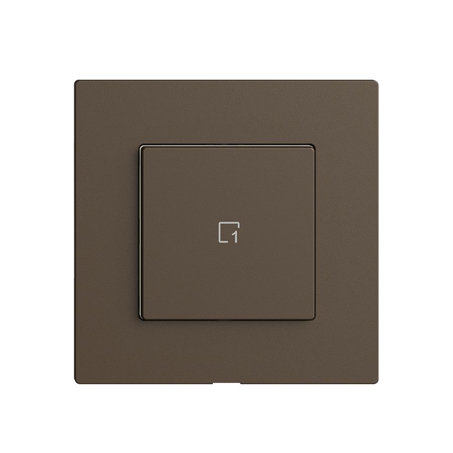 Comando per pulsante scena 1 scena/1T Edue Wiser coffee