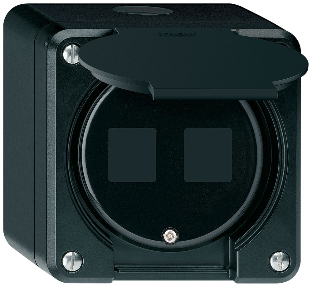 Kit di montaggio AP robusto HMS IP55 nero per 2×modulo