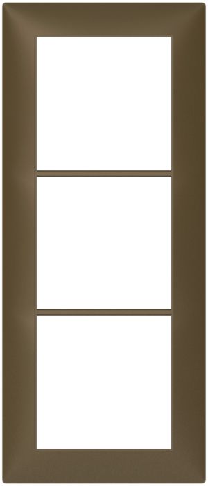 Telaio di copertura SIDUS 3×1 titanio