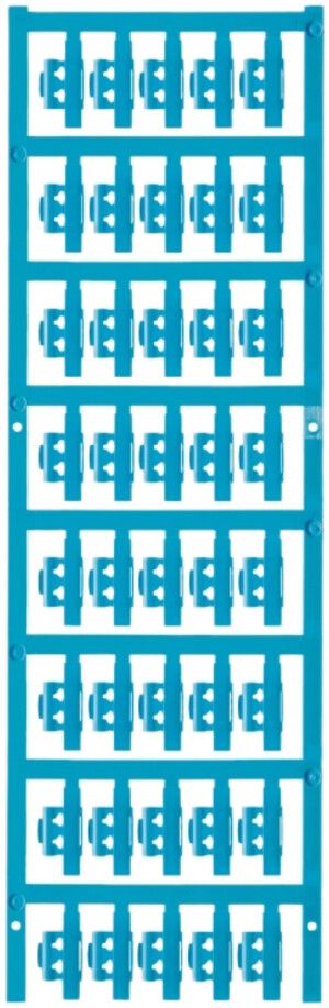 Marqueur de conducteur Weidmüller MultiCard SFC p.Ø2…3.5mm 21×5.8mm PA66 bleu