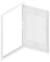 Porta media con cornice SE Pragma bianco per 2parte/6file