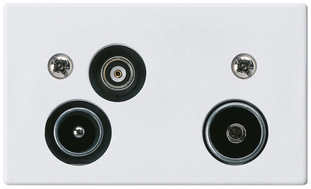 EB-Antennendose R-TV-Daten HA FLF 2GHz 4dB weiss