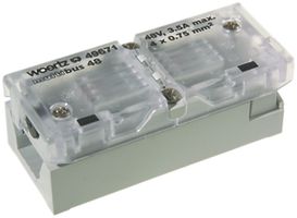 Anschlussdose Woertz für Flachkabel Multibus 4×1.5mm² 2×4P