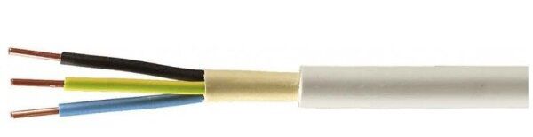 Installationskabel FE0 3×2.5mm² LNPE weiss Dca