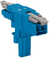 T-Verteiler WINSTA MINI 890 2L 1 Stecker/2 Buchsen, blau