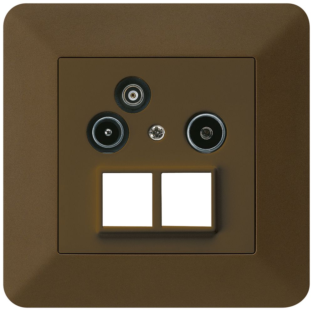 UP-Antennendose R/TV-Daten kallysto.trend HMS 2GHz 11db braun