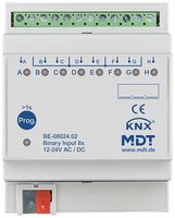 REG-Binäreingang KNX MDT BE-08024.02 8-Kan 12…24VUC 4TE