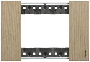 Telaio di copertura Living Now 3 moduli 125×86mm oak