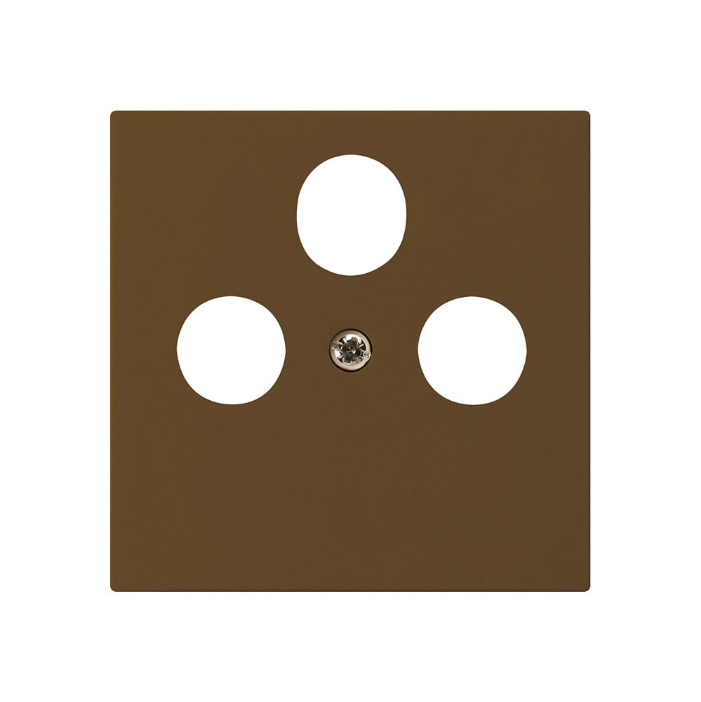 Frontplatte kallysto 60×60mm br für R/TV/SAT