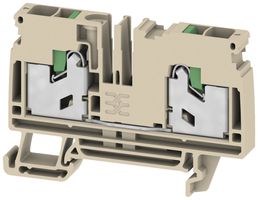 Borne de passage joignable 0.5…4mm² 41A 1000V TH35/G32 beige