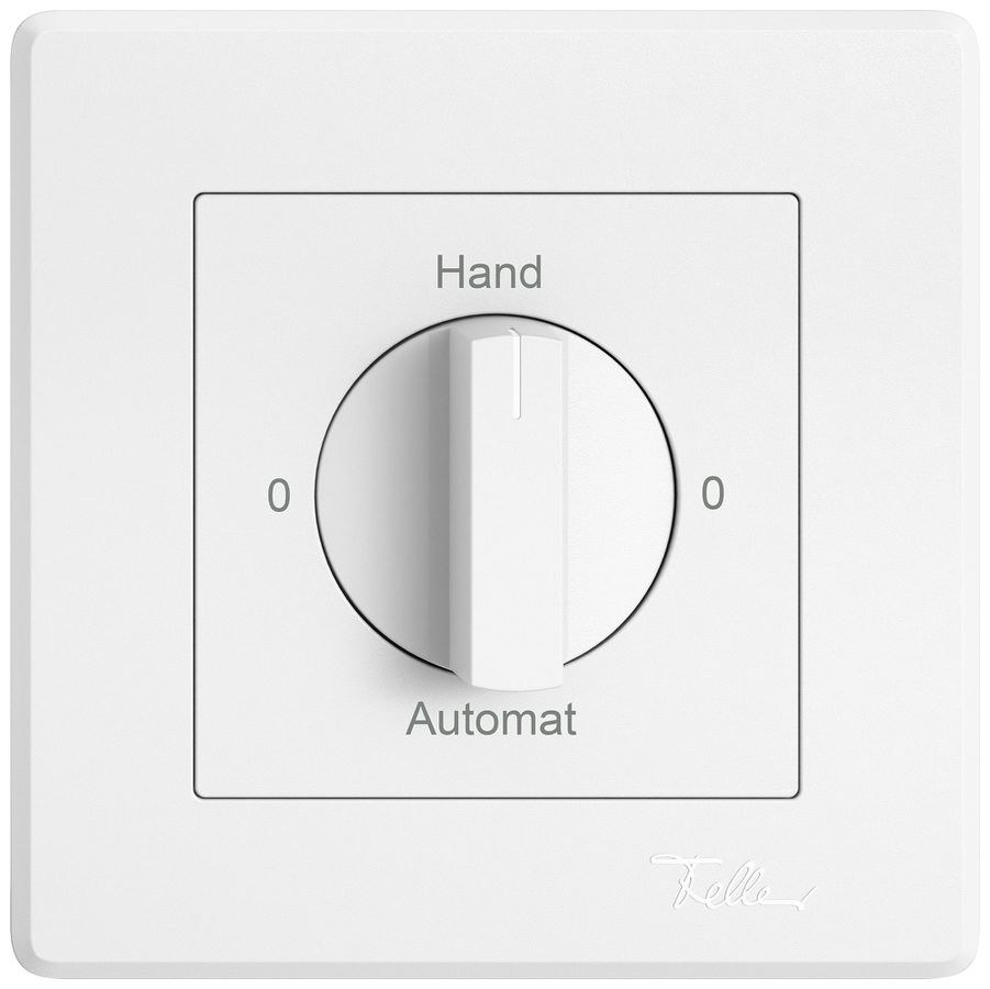 UP-Drehschalter EDIZIO.liv SNAPFIX® Drehgriff 2/1L 0-Hand-0-Automat ws