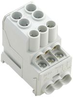 Verteilerblock WM WPD 100 1P 100A 2×Eing 6×Ausg 1.5…25mm² 1.5…10mm²