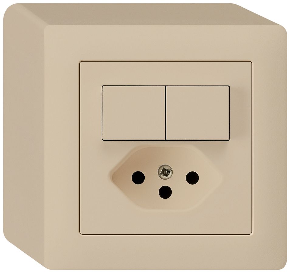 Combinazione AP 1/3+3/1P+T13 beige kallysto