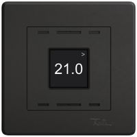 UP-Raumtemperatursensor EDIZIO.liv Wiser SNAPFIX® CO2 230V 5…30°C schwarz