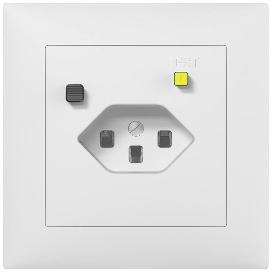 UP-FI-Steckdose SIDUS B T23 30mA weiss