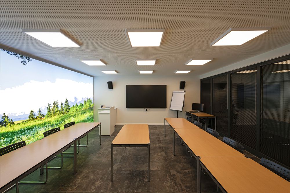 Anbaurahmen SLV PANEL 600 Stahl 600×600×63mm weiss