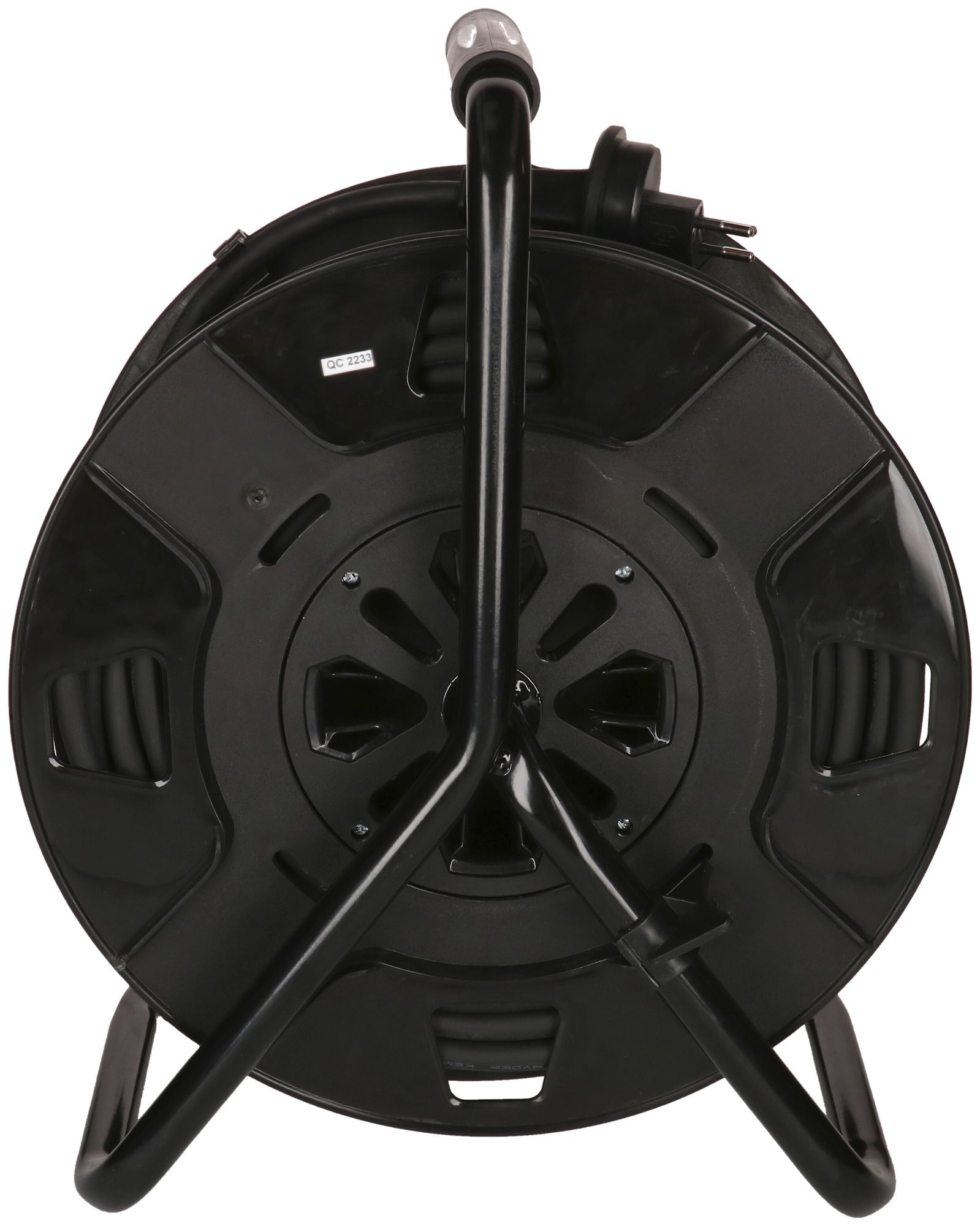 Enrouleur de câble MAX HAURI matière synth.230V 10A 3×T13 50m 3×1.5mm² IP55 noir