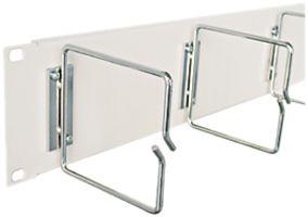 Rangierpanel ELBRO 19", Stahlblech, 2 HE, weiss