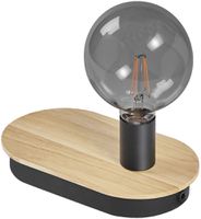 Lampada da tavolo LEDVANCE DECOR WOOD USB E27 1×8W REG marrone