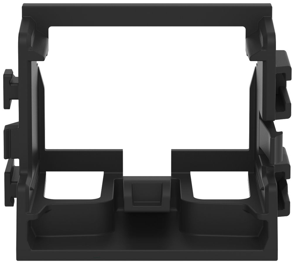 Befestigungsadapter WAGO 221 ohne Zugentlastung 10L×4mm² Schraube schwarz