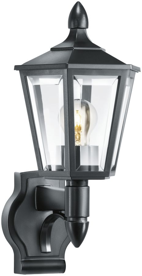 Wandleuchte Steinel L 15 M E27 60W IP44 243×144×404mm schwarz
