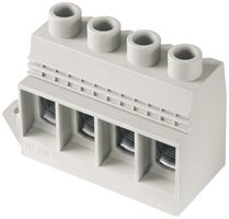 Leiterplattenklemme Weidmüller LXXX 2L Flansch links Lötstift 4.5mm grau