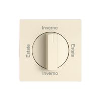 Montageset EDIZIO.liv SNAPFIX® f.Drehschalter m.Griff Est-Inv-Est-Inv cr