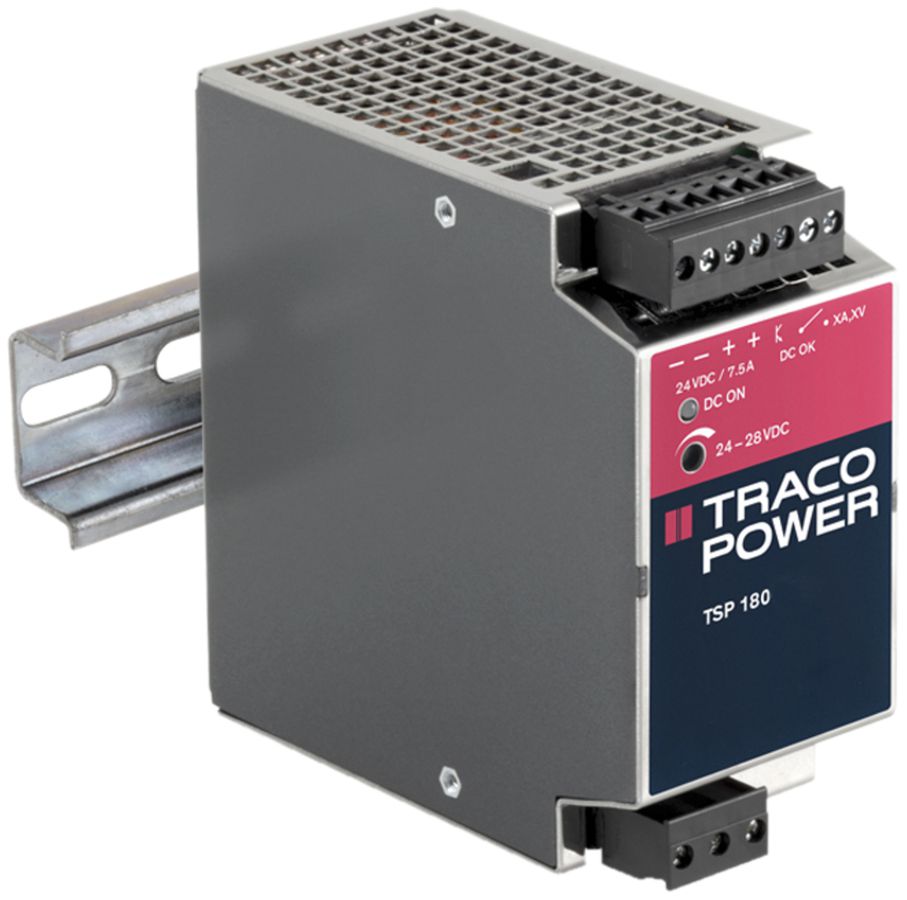 Alimentazione INS Traco TSP 180-124, 180W 7.5A 24VDC 54×110×110mm