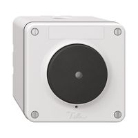 NAP-Sonnerie-Drucktaster bel.NEVO m.Namensschild, 16A, 230 VAC, ws