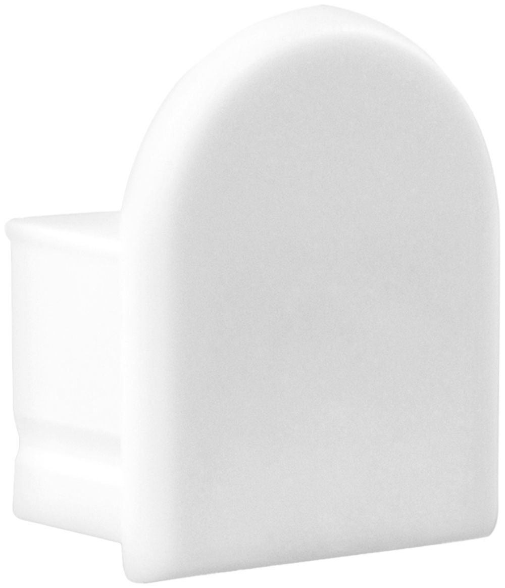 Embout DOTLUX PVC pour profilé/cache 4E blanc