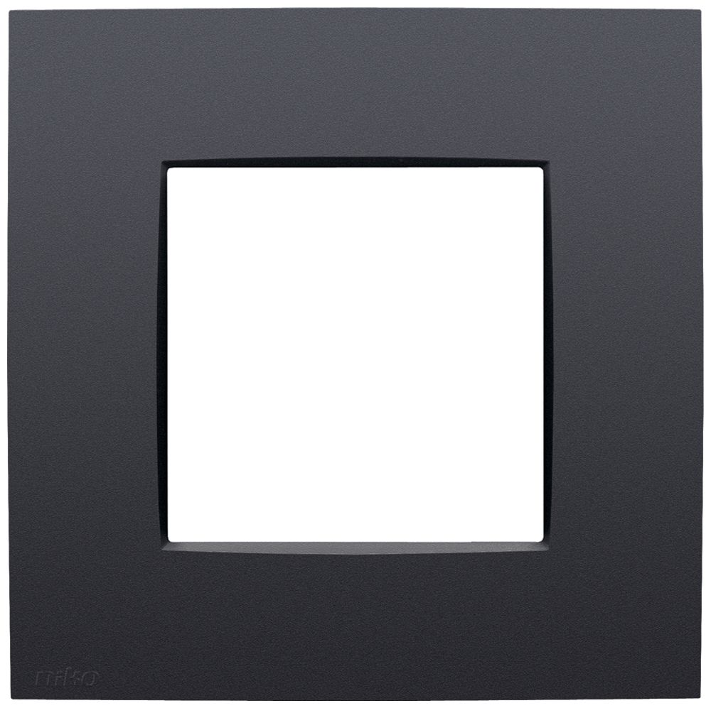 Abdeckrahmen Niko Intense 83×83mm anthrazit