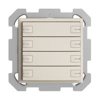 UP-KNX-Taster RGB EDUE, 250mW, m.RGB-LED, 8×Taste, 1×Tastenbelegung, crema