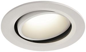 Downlight LED SLV NUMINOS MOVE L 25.4W 2450lm 4000K 55° VAR Ø160×86mm bc/bc
