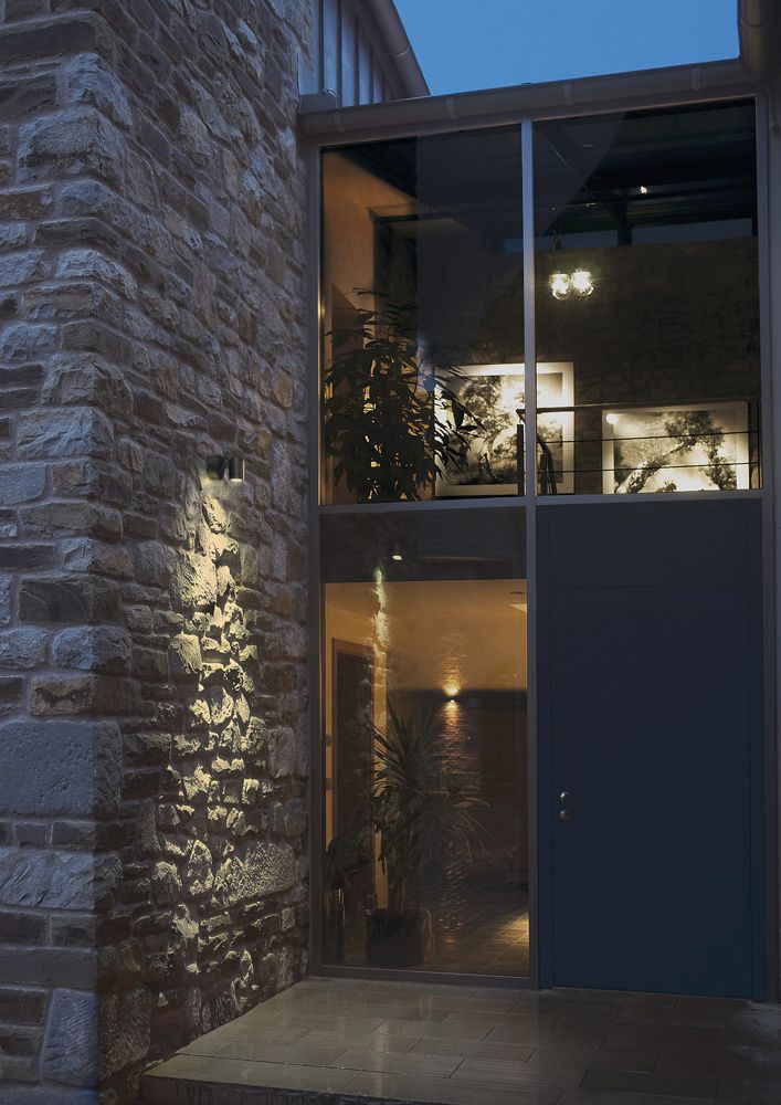 Applique LED SLV HELIA, 8W 450lm 3000K IP55 anthracite