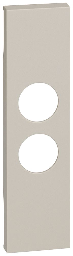 Abdeckung Living Now für TV 2-Loch 1 Modul sand