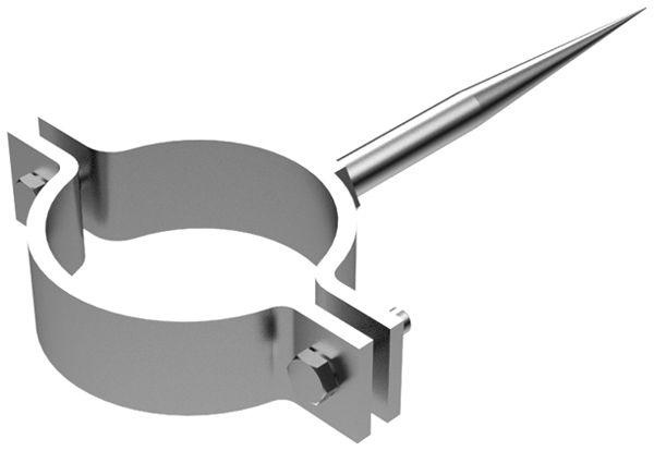 Rohrschelle Rauscher & Stoecklin FSK-PE Ø63mm -25…40°C UV-beständig grau