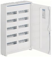 AP-Feldverteiler Hager univers 5-reihig 120TE Tür IP44 550×800×160mm