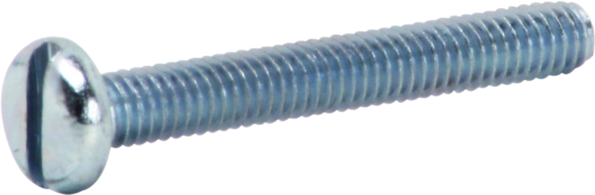 Flachkopfschraube M4×35mm verz.DIN 85A, (Pan-Head)