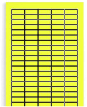 Gerätemarkier-Etikette Weidmüller selbstklebend 28×11mm Neutral, Gewebe gelb