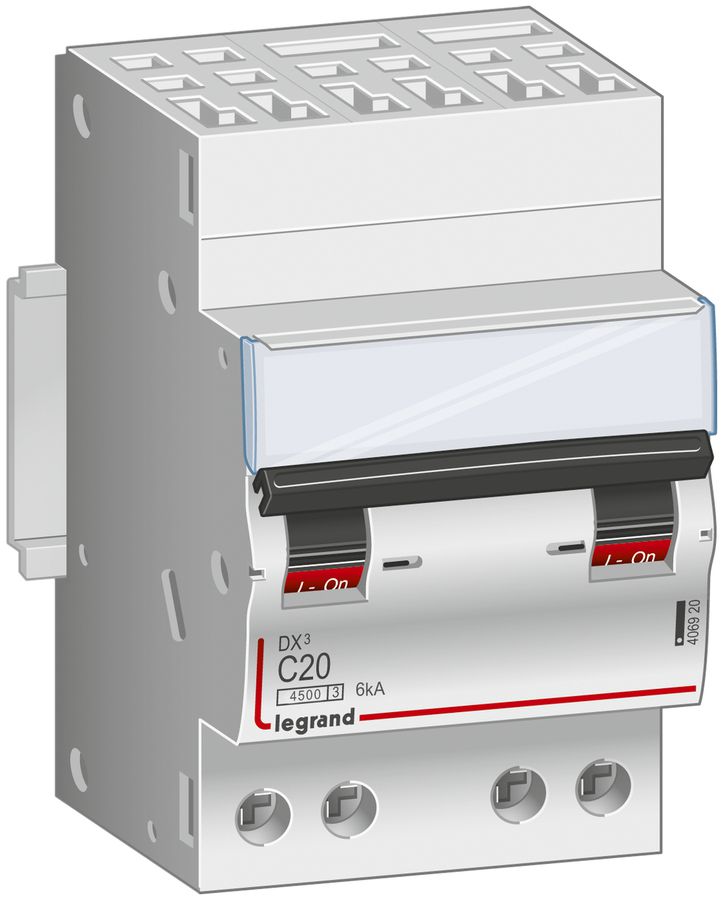 Leitungsschutzschalter Legrand C 3P 32A 4500A/6kA Steckanschl.